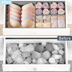 DIMJ Drawer Organizer Clothes - 20 Pack Closet Drawer Organizer Bins for Baby Clothes Storage, Fabric Dresser Organizer for N