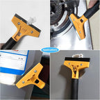 NEWISHTOOL Window Film Kit Vinyl Wrap Tools Includes Razor Scraper, Film Cutter, Ruler Squeegee and Tint Squeegee for Window Privacy Film Installation, Vinyl Applicator