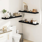 Vivelove 12" Deep Floating Shelves for Wall 36 Inches Long, 2 in Thick Wall Shelves, Shelf for Bedroom, Bathroom, Living Room