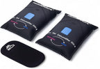 2 Pack 500g Car Dehumidifier Bags with Non-Slip Mat | Microwave Rechargeable Silica Gel | Absorb Moisture/Condensation | For 