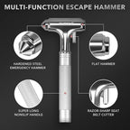 Car Safety Hammer, Car Glass Breaker with Seat Belt Cutter, Automotive Escape Tool, Metal Window Breaker, Emergecy Safety Ham