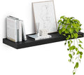 Heimlove 12inch Deep Floating Shelves for Wall, Mounted Shelves 24" W x 12" D x 1.5" H, wall Shelf for Bedroom Living Room Ba