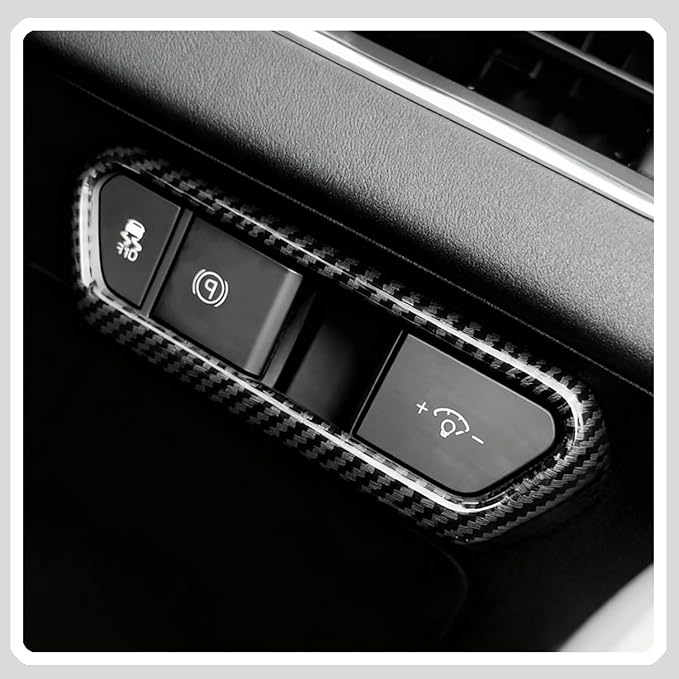 Front Lamp Adjustment Cover,for Kia k4 2024 2025 2026,Stylish Automobile Front Lamp Adjusting Trim Accessories - Carbon Fiber