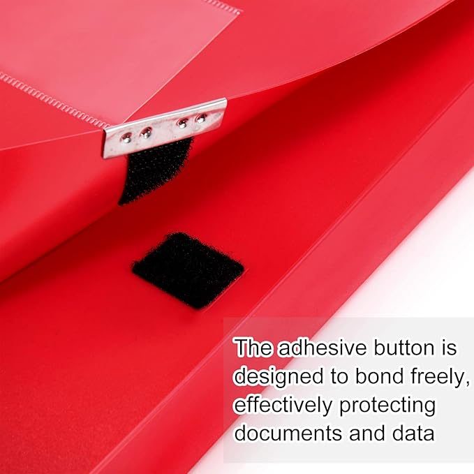 HUA JIE A4 Storage File Boxes Plastic Archives Cases with Lid, File Folder Organizer Document Filing Box for office, Letter S