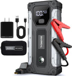 Sharmeal Car Battery Jump Starter 6000A, Jump Starter Battery Pack for All Gas and 10.0L Diesel, 12V Portable Jump Box with