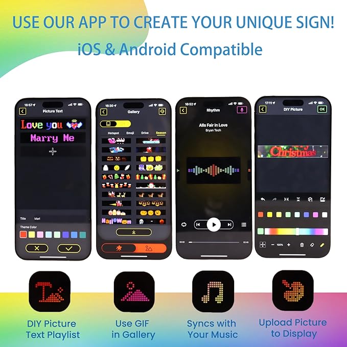 LED Eyes for Truck Windshield, Devil Eyes Light for Windshield, Devil Eyes Light for Car, Truck, SUVs, Pickup, UTV and Golf Cart (1 PC 52.3X7.5 INCH (Large Size for Trucks Only))