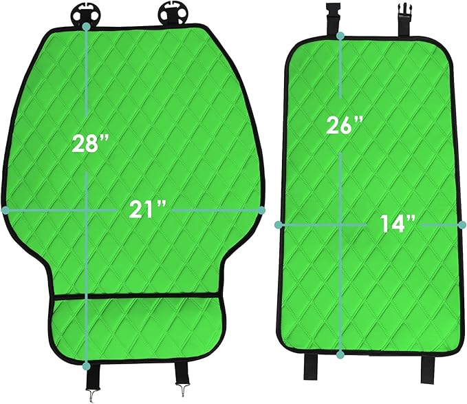 FH Group Car Seat Cushion – Neosupreme Single Front Seat Cover with Front Pockets, Airbag Compatible, Universal Fit Car Seat 