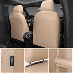 CAR PASS 3D Foam PU Leather Car Seat Covers, Universal Seat Covers Full Sets for Trucks SUV Sedan Automotive Seat Covers Armr