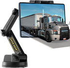 Tablet Mount for Truck, Car Phone Holder,Dashboard Windshield Phone Holder 16.9 inch Long Arm,Super Suction Cup Compatible with Pickup Truck,4.7-12.9in Tablet & iPad