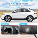 15% VLT Ceramic Car Window Tint Film - (20in * 20ft) Window Privacy Film, 99% Blocks UV & 95% IR Ray, Glare Reduction Blackout Window Film Auto Car Windshield Sun Shade Roll