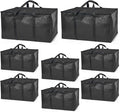 ClearSpace Oversized Moving Bags or Storage Bag – Large Moving Boxes with Backpack Straps, Zippers & Handles – Heavy-Duty Pac