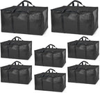 ClearSpace Oversized Moving Bags or Storage Bag – Large Moving Boxes with Backpack Straps, Zippers & Handles – Heavy-Duty Pac