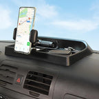 Aunginsy Center Console Dash Storage Tray Compatible with Hummer H3 2005-2009, Car Dashboard Multi-Functional Phone Holder Storage Box Dash Organizer Tray Insert with Mobile Phone Mount Accessories