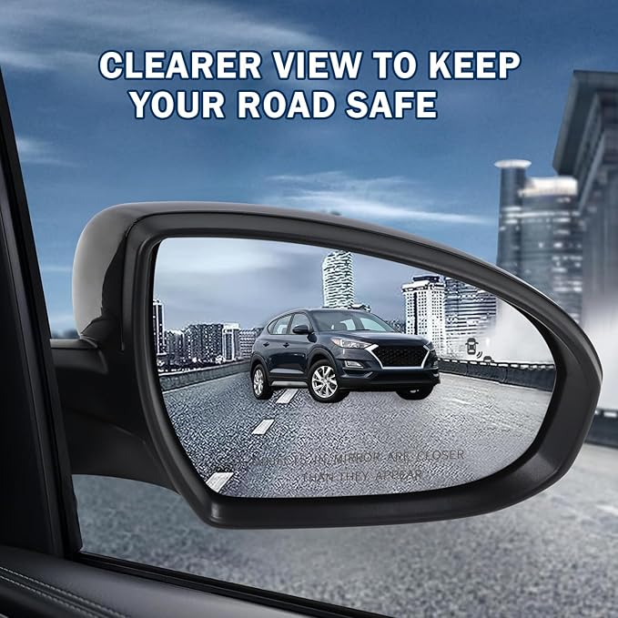 Right Passenger Side Mirror Compatible With 2019 2020 2021 Hyundai Tucson With Manual folding Power glass Turn Signal Heated Blind Spot Black Replace #87620D3930(8Pins)