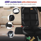 Bacgnyer Car Seat Protector, 2 Pack of Seat Protectors, Thickest Padded 600D Fabric Padding, Waterproof, Durable, Anti Slip B