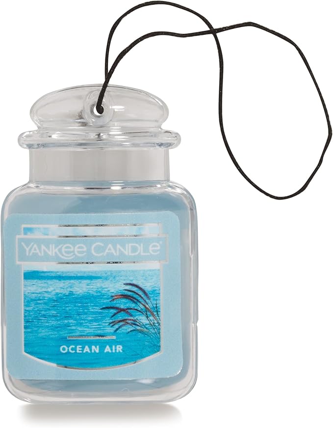 Yankee Candle Car Jar Ultimate, Ocean Air, 0.96 OZ (Pack of 12)