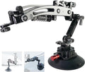 FIFIELD Hydraulic Camera Boom Arm with 6in Vacuum Car Suction Cup Mount, Quick Release NATO Rail, Shock Absorber Arm Compatible with DJI Osmo Pocket 3 Insts360 X5 X4 X3 GoPro Hero