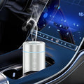 100ML Car Essential Oil Diffuser, Rechargeable Battery Powered, Cordless Portable Aromatherapy Humidifier with 7 LED Color Li