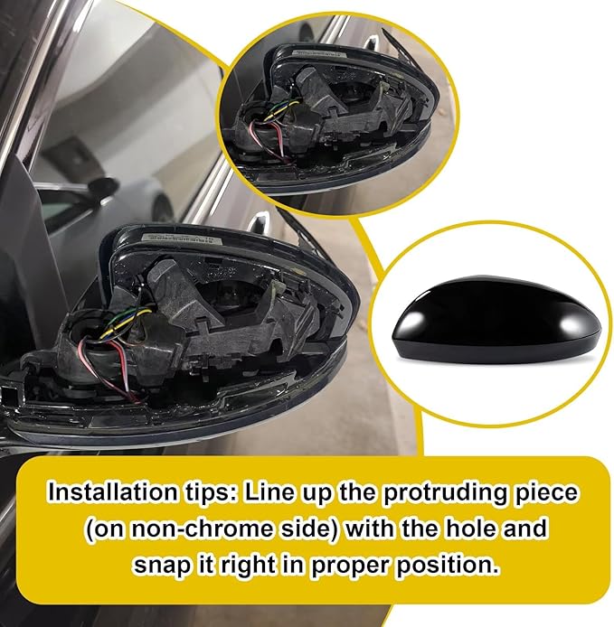 Car Door Side Rearview Mirror Cover Compatible With Nissan Altima 2019 2020 2021 2022 Housing Rearview Mirror Protective Cover Pearl White Right Side