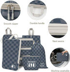 8 Set Compression Packing Cubes for Travel, Lightweight Dual Zipper Packing Cubes, Space-Saving Suitcase Organizer for Travel