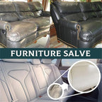 Leather & Wood Restoring Salve - 4oz Furniture Polish & Conditioner with Applicator Brush & Microfiber Towel, for Leather Cou