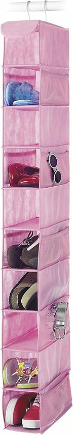 Whitmor Hanging Shoe Shelves, Pink (Pack of 6)