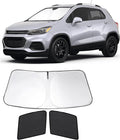 3PCS Car Window Shades Front Windshield Sun Shade Foldable Window Shade Custom Fit for 2013-2023 Che-vrolet Che-vy Trax Car Shades for Front Windows Anti-UV Rays Block Heat