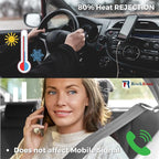 RockRose 35% Nano Ceramic Car Window Tint 40 in x 10FT 2PLY Privacy Film Heat Block, 99% UVR, and 85% IRR Block for Auto or Home Strong Adhesive, Easy Shrink, Plotter Friendly - Charcoal