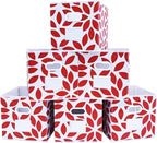 MAX Houser Fabric Storage Bins Cubes Baskets Containers with Dual Plastic Handles for Home Closet Bedroom Drawers Organizers,