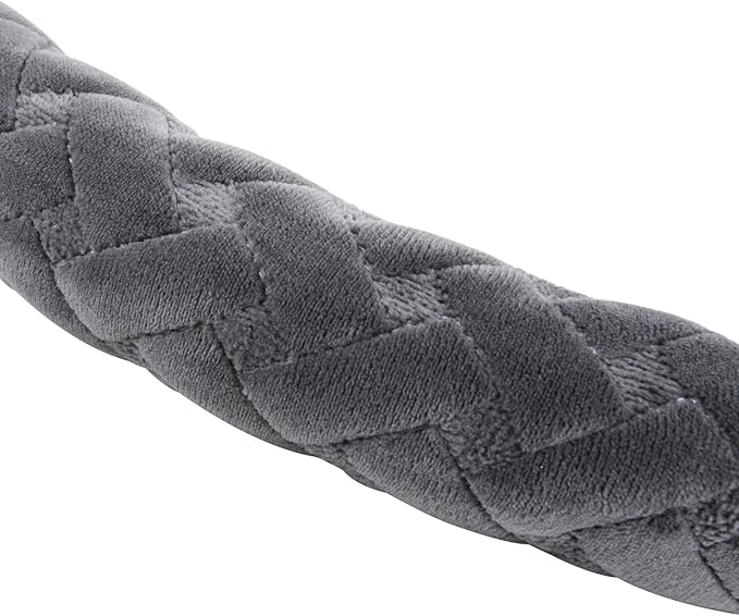 Flying Banner car Steering Wheel Cover Massage Velvet Warm Universal Size 15 inches SUV Truck Anti Slip Odorless Summer Winte