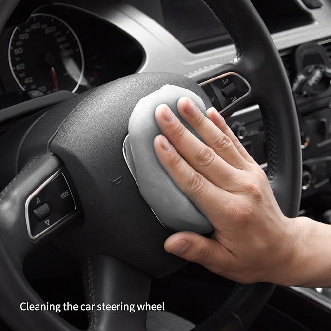 CLICK CLEAN Cleaning Gel for Car, 7oz Car Detailing Tools, Cleaning Putty Gel, Car Interior Cleaner Universal Dust Cleaner fo