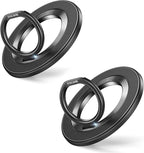 SYNCWIRE Magnetic Phone Ring Holder for MagSafe [2 Pack] - Magnet Cell Phone Grip Stand Finger Ring Kickstand Two-Sided Magnetic Compatible with iPhone 17 Pro Max 16 15 14 13 12 MagSafe Accessories