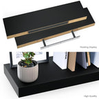 Ballucci Floating Shelves, 36" Wood Wall Shelf Set of 2, with Invisible Brackets for Bathroom, Living Room, Bedroom, Kitchen,