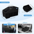 Car Organizer- Car Seat Organizer for Front Seat Back Seat Between Seats, Foldable Car Storage Organizer for Kids Adults with
