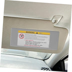 Car Visor Cover Sleeve for Rearview Mirror Sun Visor Mirror Cover Replacement Inside Vehicle Anti Glare Protection with Easy Installation Fits Most Car Models 7.28 X 2.87 X 0.27 Inches