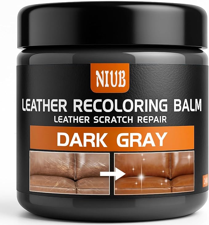 Leather Recoloring Balm Leather Color Restorer Scratch Repair Leather Paint for Furniture Couches Car Seats Shoes Bags Leathe
