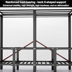 Foldable Portable Wardrobe Closet with Cover, Metal Clothes Rack, One-Piece Folding Base, Foldable Garment Racks, for Hanging