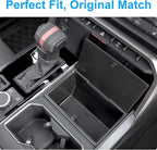Center Console Hidden Organizer Compatible with 2022 2023 2024 2025 2026 Toyota Tundra and 2026 Toyota Sequoia Accessories OEM Secret Compartment Storage Box Press Open(Fit SR/SR5/Limited/TRD Pro)