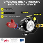 Auto Tightening Snow Chains for Car, SUV & Pickup Trucks – 1-Min Quick Install, Reusable Emergency Tire Chains for Snow & Ice