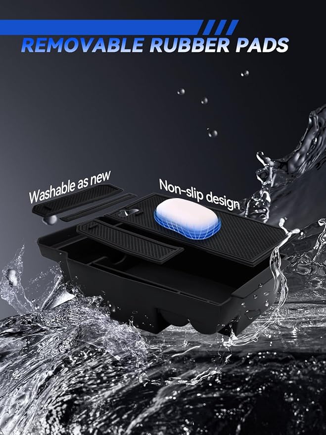 for CX-50 Center Console Organizer 2023 2024 2025 2026 Mazda CX50 Accessories Armrest Tray Middle Storage Box Insert Container Durable ABS Plastic