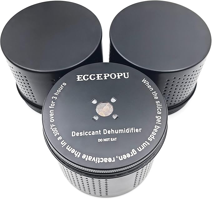 Gun Safe Dehumidifier 200g - Silica Gel Desiccant Canister, Moisture Absorber for Gun Cabinets & Safes, Protect 80 Cubic Feet