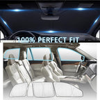 KMF 10pcs Thicken Sun Shades for Volvo XC90 2016-2025 Accessories, Full Car Window Covers Sunshade for Windshield Side Rear, UV Block and Blackout Protect Privacy for Car Camping