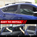 Car Window Shade Compatible with Subaru Crosstrek 2024 2025 2026, Front Rear Mesh Side Window Sun Shade Glare Shield and UV Rays Protection Accessories (Front + Back Window)