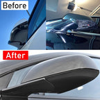 Jaronx Compatible with Tesla Model 3 Mirror Lower Cover 2017-2025,Left Drive Side Rearview Mirror Base Bottom Cover Trim Replacement for Tesla Model 3 Accessories(Left)