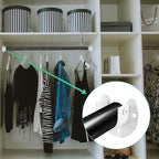 8 Packs Stainless Steel Closet Rod End Supports 1 Inch Wardrobe Bracket Heavy Duty Closet Pole Sockets Flange Rod Holder, U-S
