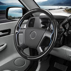 Steering Wheel Cover for Chevy Silverado 1500 GMC Sierra 1500 2007-2013/2500 3500 Chevrolet Tahoe Suburban Yukon (Yukon XL) 2007-2014/ Traverse 2009-2017/ GMC Sierra 2500HD 3500HD 2008-2014