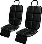 Car Seat Protector MHO+All 2 Pack Auto for Child Baby Car Seats - Large CarSeat Sit Savers Mat with Waterproof 600D Fabric & 