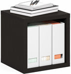 Furinno Cubicle Book Shelf, Stackable Bookshelf, Cube Storage Organizer Bookcase with Open Back, Extra Thick, 15.8" x 15.8" x