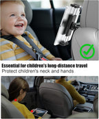 Charchendo [Custom Fit] Tablet Holder for Tesla Model Y & Model 3, Integrated Seat Backrest Mount for iPad Pro Air Mini, Rock-Solid No-Shake Bracket for Kids, Not for Model S/X or Other Cars