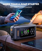 Car Battery Jump Starter with Air Compressor 4500A 150PSI, Car Jumper Starter Portable (9L Gas/8L Diesel), Jump Box Car